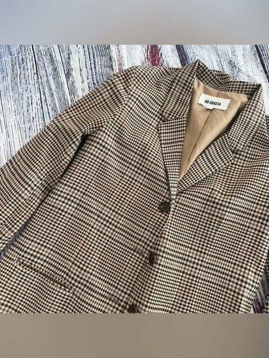 BB Dakota Check This Out Jacket Brown - Picture 3 of 8